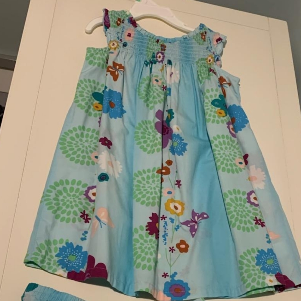 💕Hanna Anderson dress and bloomers set